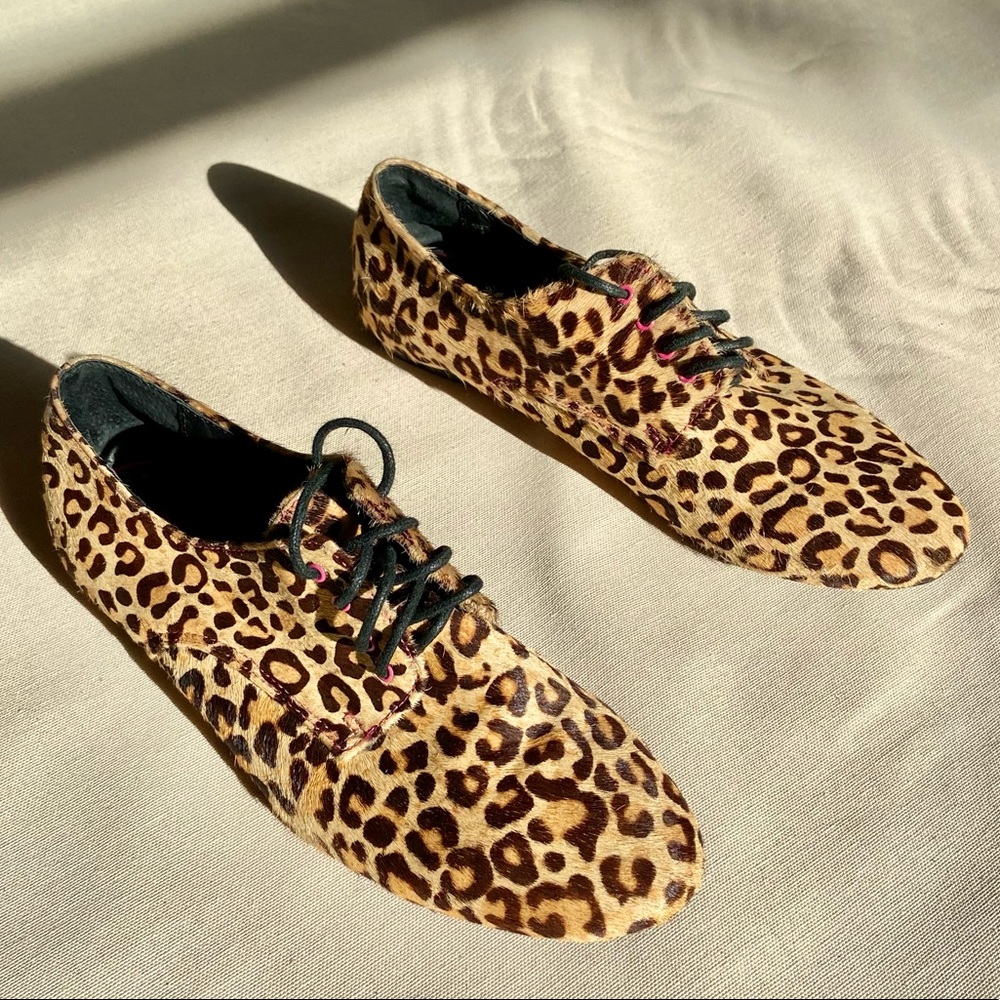 Leopard Print Oxfords